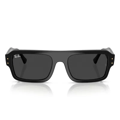 RAY BAN RAY BAN SUNGLASSES RB4454 667748 LUKAS BLACK/BLACK UNISEX POLARIZED