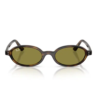 Ray Ban Sunglasses Rb4472 1359/2 Brown/green Unisex In Multi