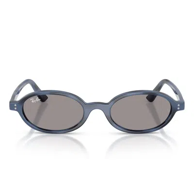 Ray Ban Sunglasses Rb4472 6855/1 Striped Blue/gray Unisex