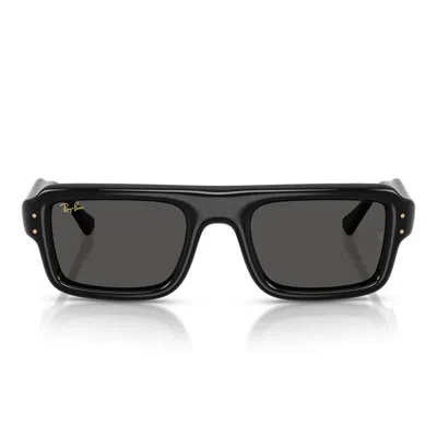 RAY BAN RAY BAN SUNGLASSES RB4954 601/87 FLACKO PUFFER X ASAP ROCKY BLACK/ULTRA BLACK UNISEX
