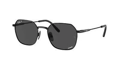 Pre-owned Ray Ban Ray-ban Sunglasses Rb8094 Jim Titanium 9267k8 Black Dark Gray Men Women