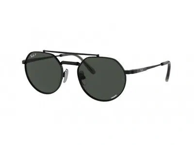 Pre-owned Ray Ban Ray-ban Sunglasses Rb8265 Jack Ii Titanium 3141k8 Black Grey Men Women In Gray