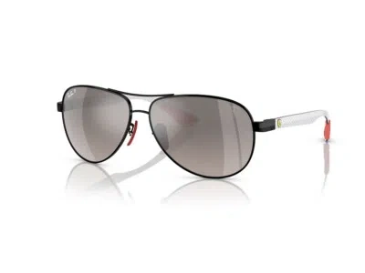 Pre-owned Ray Ban Ray-ban Sunglasses Rb8331m F0095j Black Grey Man In Gray