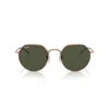 Ray Ban Ray-ban Jack 55mm Irregular Sunglasses In Rosa/verde