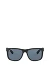 Ray Ban Justin 54mm Polarized Sunglasses In Rubber Black