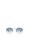 Ray Ban Unisex Sunglasses, Rb3637 New Round 50 In Silver