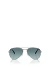 Ray Ban Ray-ban New Aviator 58mm Gradient Sunglasses In Silver
