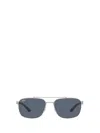 Ray Ban Ray-ban 59mm Aviator Sunglasses In Silver