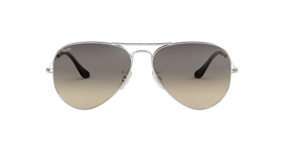 Ray Ban Sunglasses In Silver/grigio Sfumato