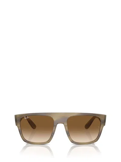Ray Ban Ray-ban Sunglasses In Striped Green