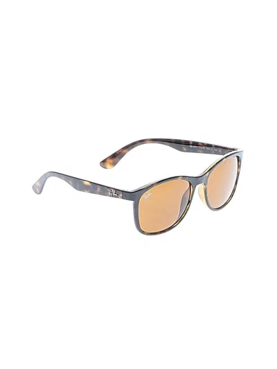 Pre-owned Ray Ban Sunglasses In Tan