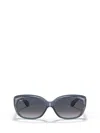 Ray Ban Rb4101 58mm Square Sunglasses In Transparent Blue
