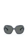 Ray Ban Jackie Ohh Ii Tinted Sunglasses In Transparent Blue