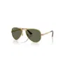 Ray Ban Aviator Max Sonnenbrillen Arista Gold Fassung Grün Glas Polarisiert 58-16 In Gold