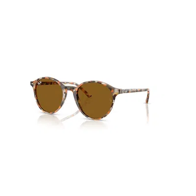 Ray Ban Sunglasses Unisex Bernard - Havana Grey & Brown Frame Brown Lenses 51-21
