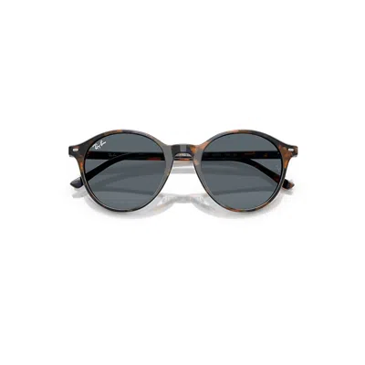 Ray Ban Bernard Sunglasses Havana Yellow & Blue Frame Blue Lenses 53-21