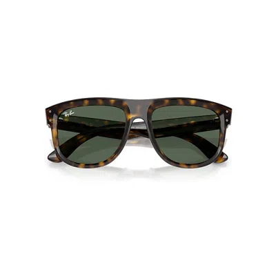 Ray Ban Boyfriend Reverse Sunglasses Dark Havana Frame Green Lenses 56-18