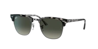 Ray Ban Clubmaster Fleck Sunglasses Havana Frame Grey Lenses 49-21