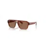 Ray Ban Corrigan Bio-based Fall Limited Sunglasses Transparent Brown Frame Brown Lenses 54-20 In Braun Transparent