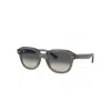 Ray Ban Sunglasses Unisex Erik - Opal Dark Grey Frame Grey Lenses 53-20 In Opal Dark Grey