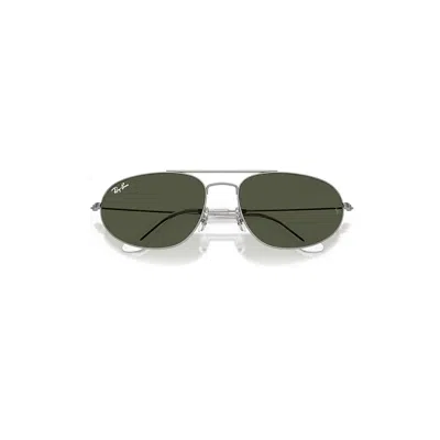 Ray Ban Explorer Iv Sunglasses Gunmetal Frame Green Lenses 62-18 In Gray