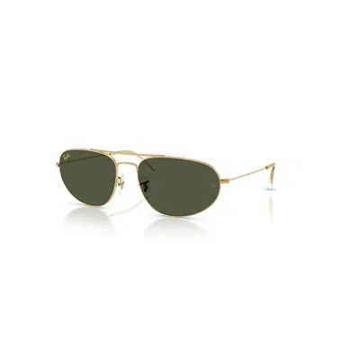 Ray Ban Sunglasses Unisex Explorer Iv - Legend Gold Frame Green Lenses 60-18