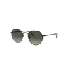 Ray Ban Jack Sunglasses Black Frame Grey Lenses 51-20 In Black