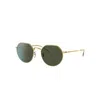 Ray Ban Sunglasses Unisex Jack - Gold Frame Green Lenses 55-20 In Gold