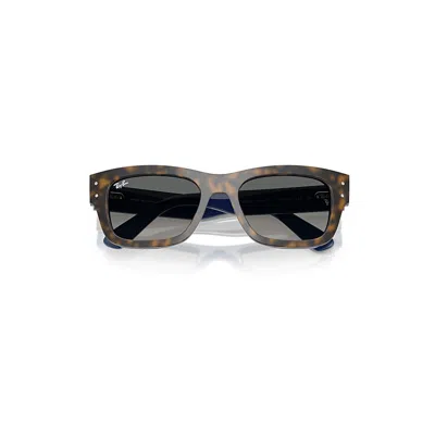 Ray Ban Joseph Sunglasses Havana Grey On Gradient Blue Frame Grey Lenses 55-20