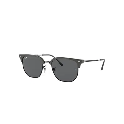 Ray Ban New Clubmaster Sonnenbrillen Schwarz Fassung Grau Glas 51-20 In Black