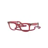 Ray Ban Original Wayfarer Colorblock Transitions® Sunglasses Transparent Red Frame White Lenses 50-22 In Rot Transparent