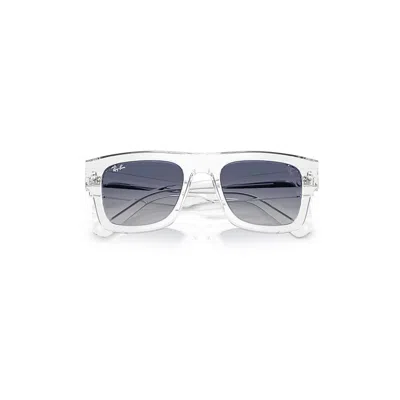Ray Ban Rb2217m Home Race Special Edition 2025 Sunglasses Transparent Frame Grey Lenses 53-21