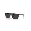 Ray Ban Sunglasses Unisex Rb2222 - Havana Frame Black Lenses Polarized 55-20 In Brown