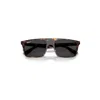 Ray Ban Rb2222 Sunglasses Havana Frame Black Lenses Polarized 57-20 In Brown