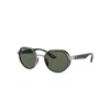 Ray Ban Sunglasses Unisex Rb3703m Scuderia Ferrari Collection - Black Frame Green Lenses 51-21 In Black