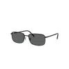 Ray Ban Sunglasses Unisex Rb3717 - Black Frame Grey Lenses 60-18 In Black