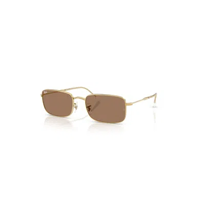 Ray Ban Rb3746 Sonnenbrillen Arista Gold Fassung Braun Glas 56-20