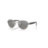 Ray Ban Sunglasses Unisex Rb3766ch Chromance - Black Frame Silver Lenses Polarized 54-20 In Black