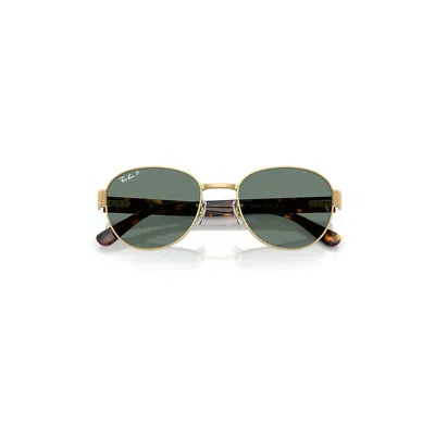 Ray Ban Rb3766ch Chromance Sunglasses Havana Frame Grey Lenses Polarized 56-20 In Brown