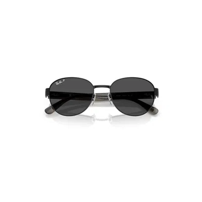 Ray Ban Rb3766ch Chromance Sunglasses Striped Grey Frame Grey Lenses Polarized 56-20