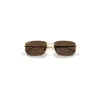 Ray Ban Rb3768 Sunglasses Arista Gold Frame Brown Lenses 56-17 In Gold