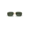 Ray Ban Rb3768 Sunglasses Arista Gold Frame Green Lenses 56-17 In Gold