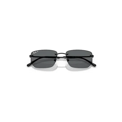 Ray Ban Rb3768 Sunglasses Black Frame Grey Lenses Polarized 56-17