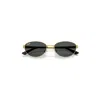 Ray Ban Rb3774d Sunglasses Arista Gold Frame Grey Lenses 55-19 In Gold