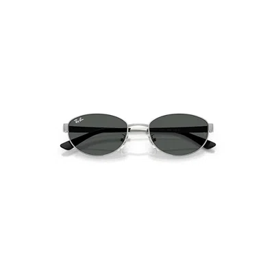 Ray Ban Rb3774d Sunglasses Silver Frame Grey Lenses 55-19