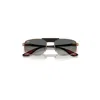 Ray Ban Rb3776m Scuderia Ferrari Collection Sunglasses Black Frame Grey Lenses 58-18 In Black