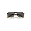 Ray Ban Rb3776m Scuderia Ferrari Collection Sunglasses Black Frame Grey Lenses 58-18 In Black