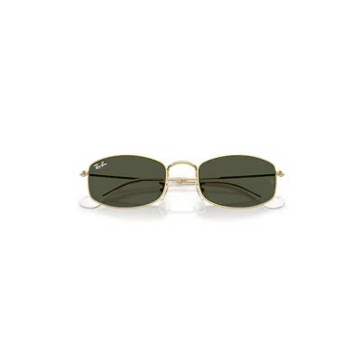 Ray Ban Rb3832 Sunglasses Arista Gold Frame Green Lenses 55-21