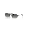 Ray Ban Sunglasses Unisex Rb3832 - Black Frame Grey Lenses 55-21 In Black