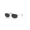 Ray Ban Sunglasses Unisex Rb3832 - Gunmetal Frame Black Lenses Polarized 55-21 In Gray